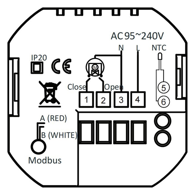 Home Water Floor Heating Thermostat Programmable Intelligent Thermostat Switch Multi