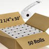 (50 Rolls) 2 1/4" x 50' Thermal Receipt Paper Rolls,