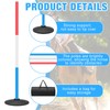 6 Pcs 6ft Pole Bending Poles for Horses,Thickened Heavy Duty