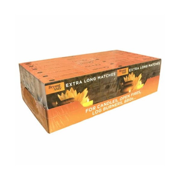 Bryant & May Extra Long Safety Matches (Pack of 12