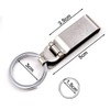 Linwnil Stainless Steel Keyring Security Belt Clip Key Chain,used in