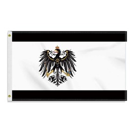 Prussia Large 90 x 150 cm Prussia Flag, Large 150D Prussia Friendship Banner, Germany Flag Doube Side Print Decor Brass Eyelets Large Prussia