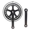 WEERAS Fixed Gear Bicycle Crankset Single Speed 48T 130BCD 170mm