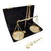 Antique Traditional Goldsmith Brass Weighing Scale Balance Justice Law Scale