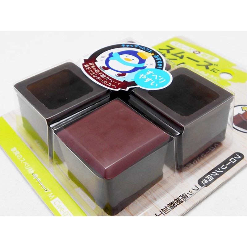 WAKI Cwe-030 Caplier Furniture Square Slider Caps, Size M, For