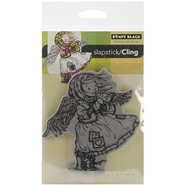Penny Black Rubber Cling Rubber Stamp 4-inch x 6-inch Sheet-Ragged Angel