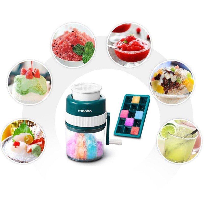 MANBA Ice Shaver and Snow Cone Machine - Premium Portable