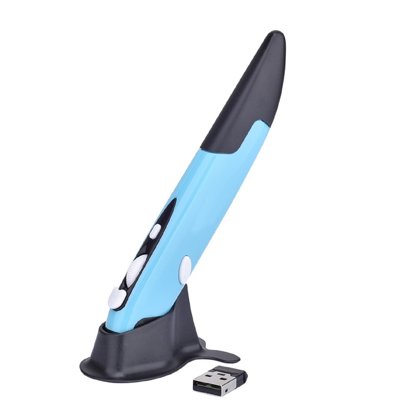 2.4GHz Wireless Optical Pen Mouse Ergonomic Pen Mouse with Adjustable