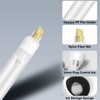 FULIBAO 10 Pack Refillable Paint Markers 9mm Chisel Tips Empty