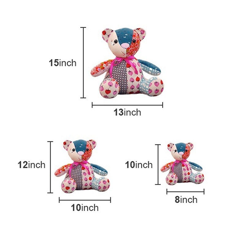 10 Pcs Memory Bear Template Ruler Set 12 Inch Acrylic