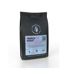 Chapter 4 Coffee Co French Roast Whole Bean Arabica Coffee Beans | Dark Roast, 500g