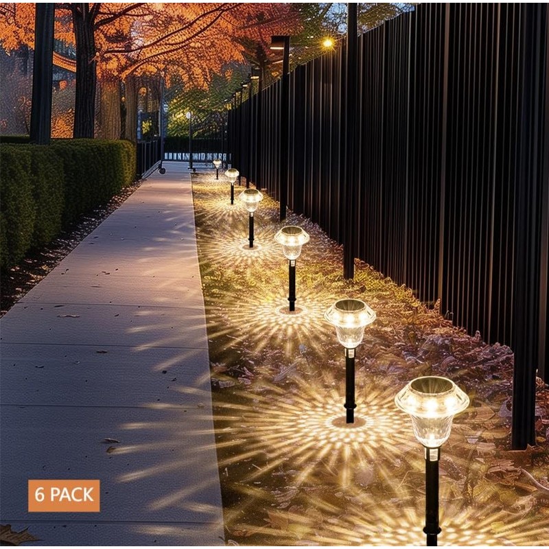 SOLPEX Solar Pathway Lights Garden Decor for Yard, Garden Lights