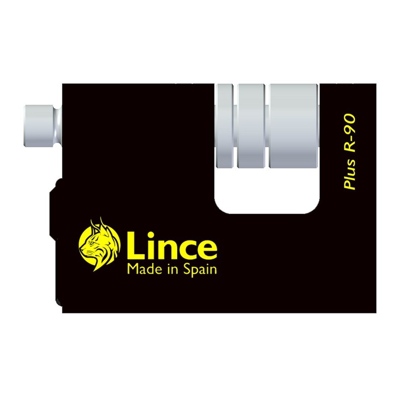 Lince 9PLUSR90 High Security 90mm Key Padlock PLUSR90 monoblock. Lock,