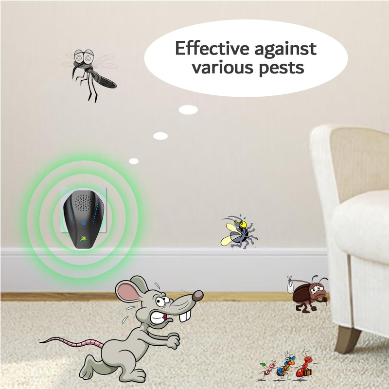 Neatmaster Ultrasonic Pest Repeller, Electronic Pest Repellent Ultrasonic Plug in
