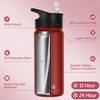 HASLE OUTFITTERS Insulated Water Bottle 16 oz Double Wall Vacuum