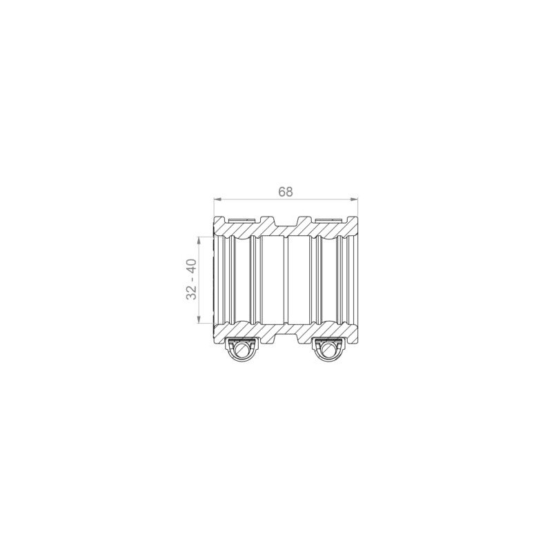 Hose Adaptor Type 1 CDC 040 (32-40 mm), up to