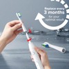 Harobey Replacement Toothbrush Heads 10 Pack Compatible with Bitvae Daily