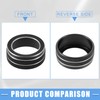 X AUTOHAUX AC Climate Control Switch Knob Cover for Toyota