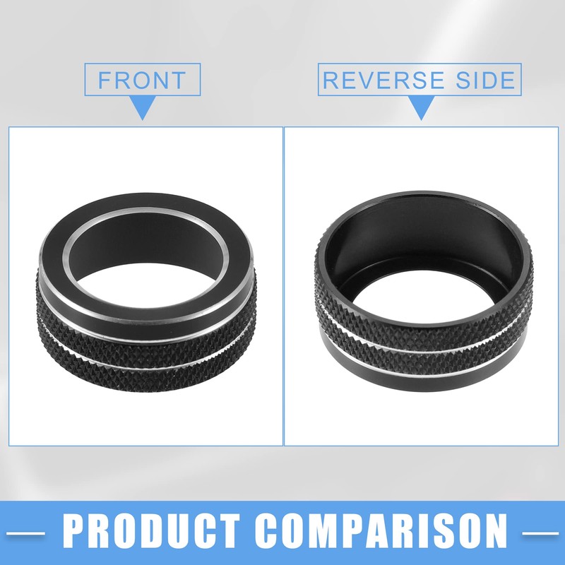 X AUTOHAUX AC Climate Control Switch Knob Cover for Toyota