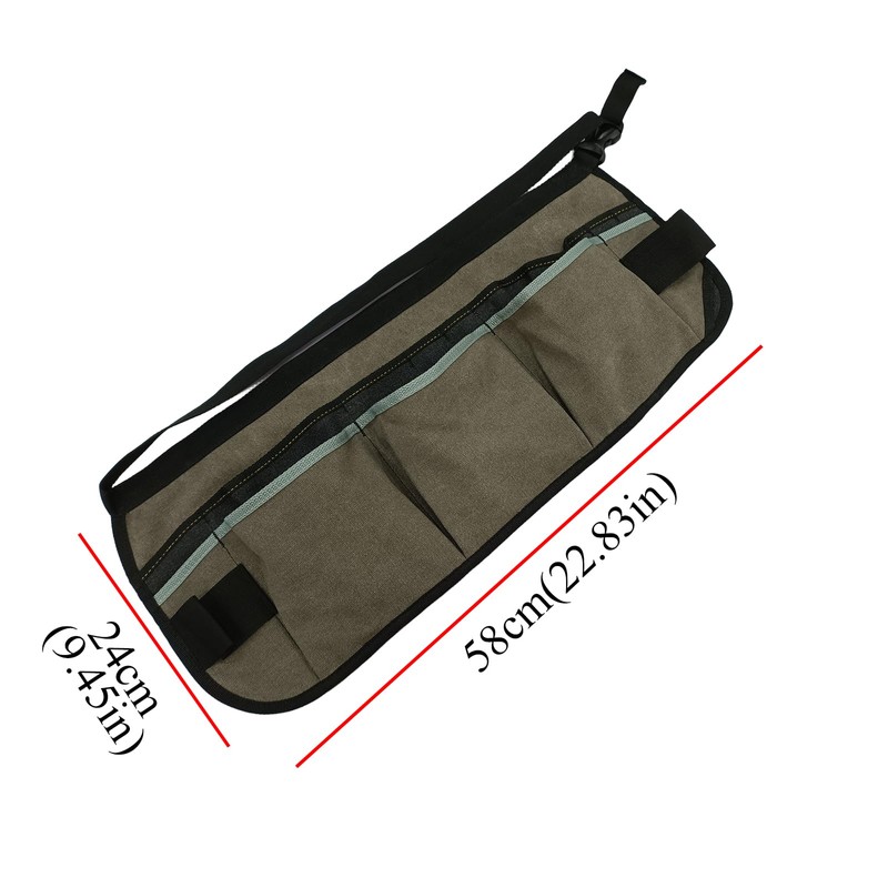 GWEITOOL Waist Tool Apron Canvas Tool Pouch Belt Tool Bag