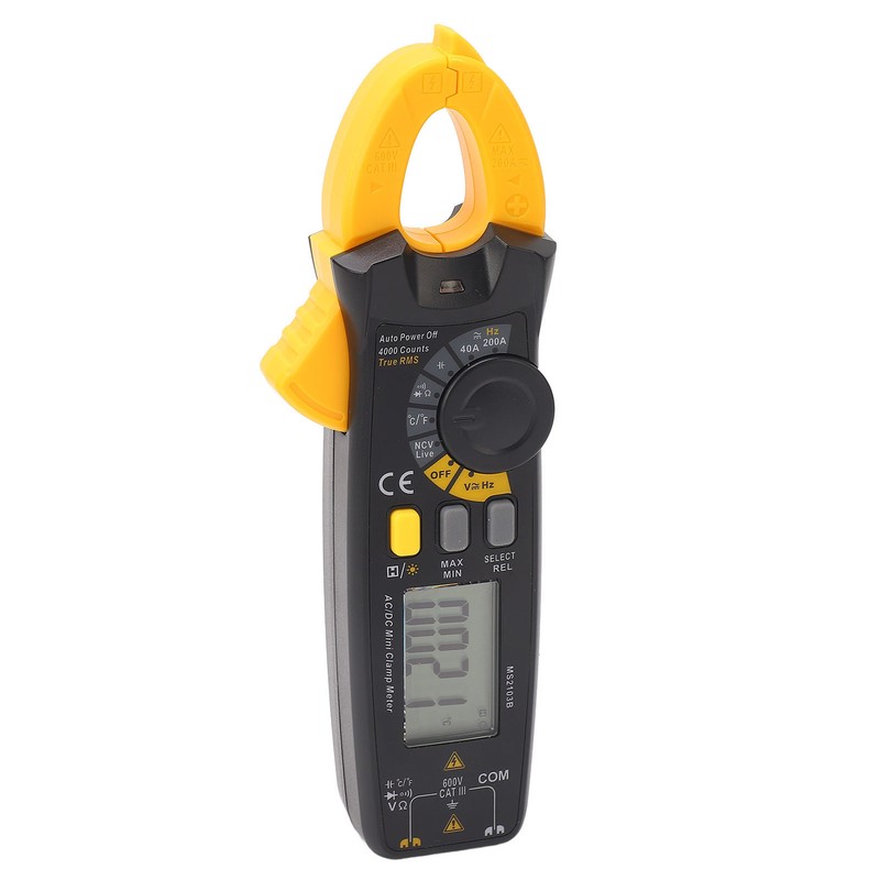 Clamp Meter High Accuracy 4000 Counts Multifunctional Multimeter for Home