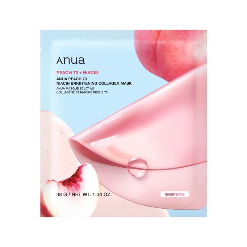 Anua Peach 70 Niacin Brightening Collagen Mask 4 sheets /