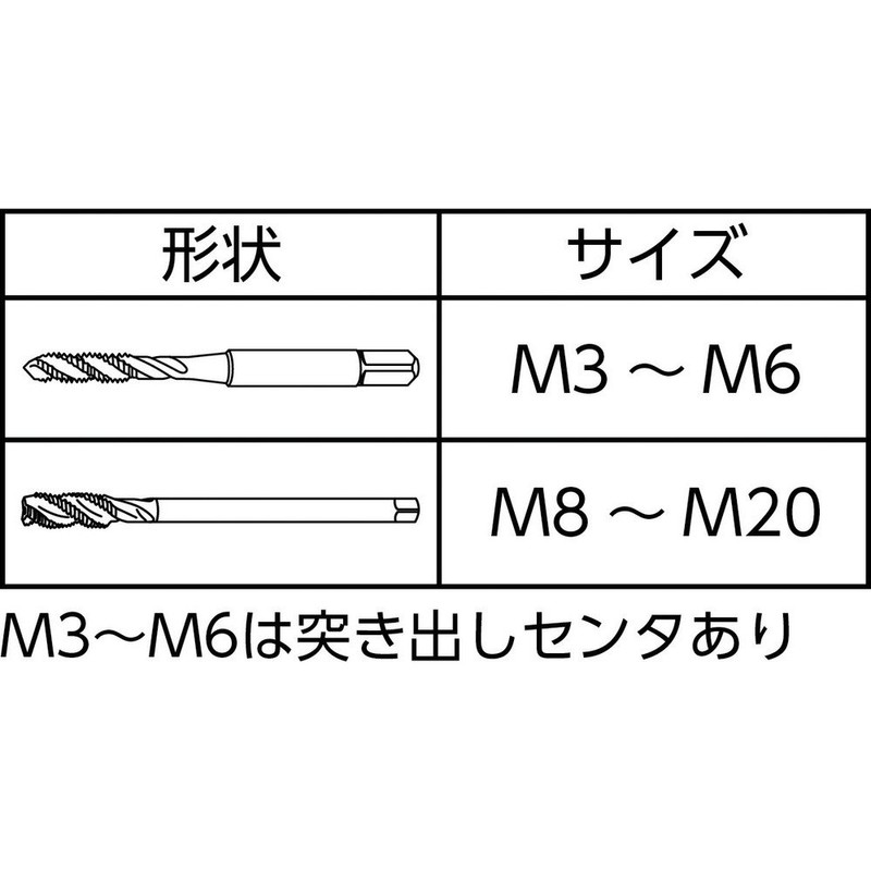 TRUSCO Spiral Tap M4X0.7 T-H-SP-M4X0.7
