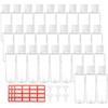 Bekith 30 Pack 2 oz Plastic Empty Bottles with Flip