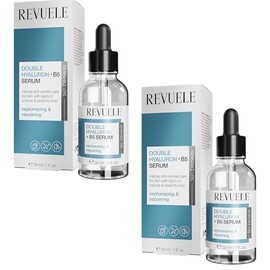 REVUELE DOUBLE HYALURON + B5 SERUM Antifalten Feuchtichkeit Repair 2er Pack. 2x30ml