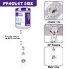 Badge Reel Holder Retractable with ID Clip, Nurse Badge Reel,Funny