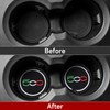2PCS Car Coaster cup holder Compatible with FIAT 500 500E