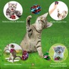 SunGrow Cat Crinkle Balls, 3.8-5 cm, Lightweight and Multicolor, Ideal