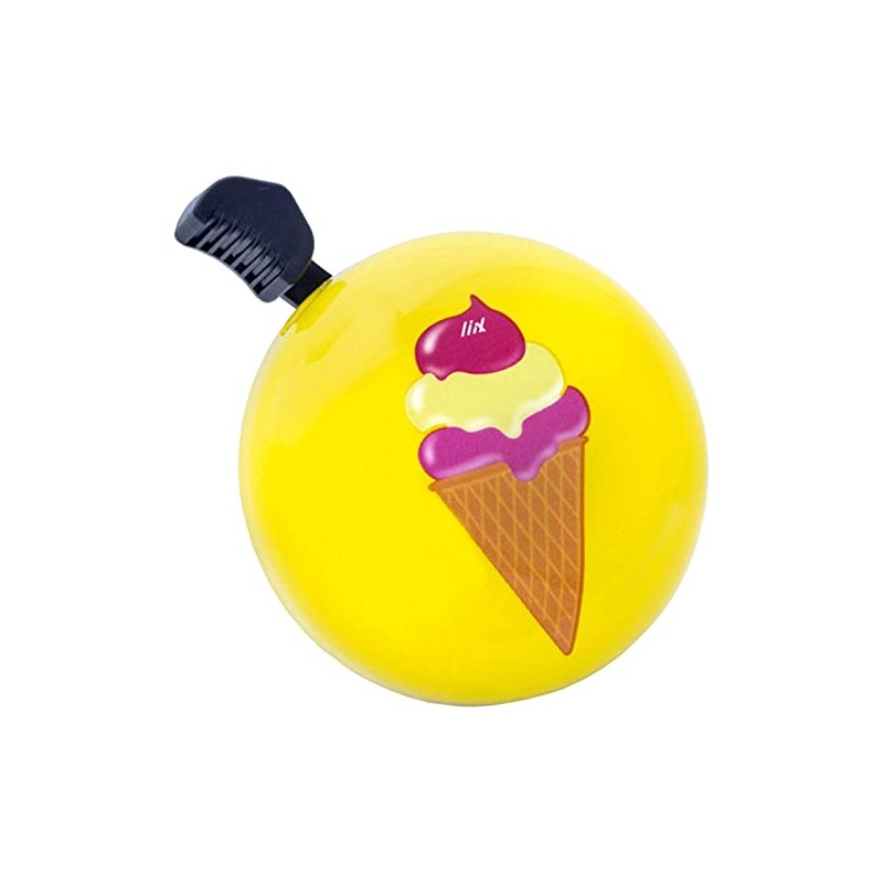 Liix Bicycle Bell Design Bell, Ice Dream - Yellow, db21