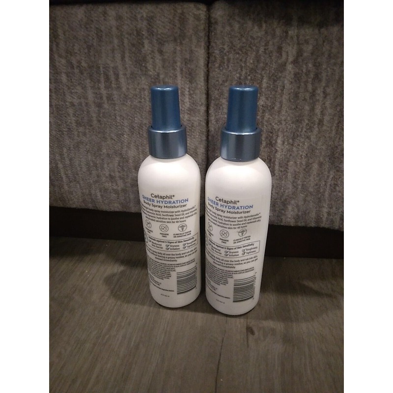 Cetaphil Sheer Hydration Fragrance Free Body Spray Moisturizer-7o