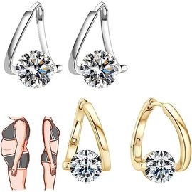 Lymphvity Germanium Earrings 2 Pairs - Magnetology Lymphatic Drainage Earrings