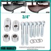 Unbranded CNC 3/4'' Driver Floorboard Extension Kit For Harley 09-UP