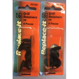 Dorman 701-334, 45890 Dorman Grill Retainers, 2 Packs of 6 (12 Clips) GM# 20514862