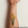 'Daffodils' Temporary Tattoo - Water Resistant, Skin-Safe, Non-Toxic Transfer (TO00049970)