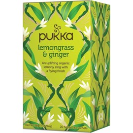 Pukka Herbal AYURVEDA Organic Lemongrass & Ginger Tea 20bags (Pack of 3)