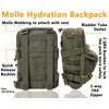 TWINFALCONS Tactical Hydration Backpack, Molle Backpack 500D Nylon Hydration Backpack