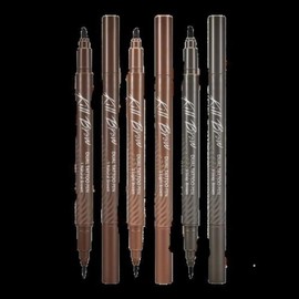 Cosmax Clio Kill Brow Dual Tattoo Pen 0.6g (No. 01 Natural Brown) x4 / 코스맥스 클리오 킬 브로우 듀얼 타투 펜 0.6g(01호 내추럴 브라운) x4개
