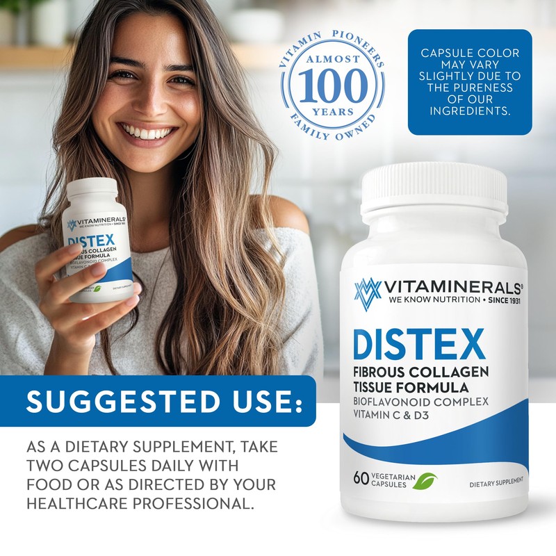 Vitaminerals 117 Distex™ Spinal Disc Support | Bromelain | Turmeric