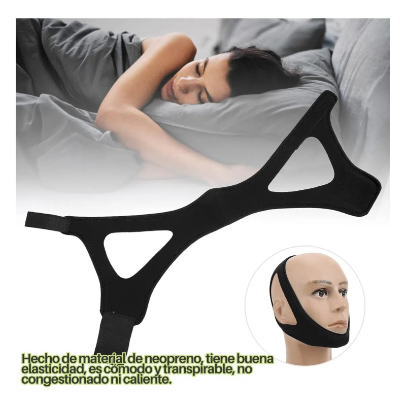 Faja Mentonera Reduce Papada Cachete Moldea Antiarrugas 3p F