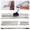 Skimming Blade Set, Stainless Steel Drywall Tool Plastering Set with