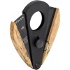 XIKAR Xi3 Spalted Tamarind Cutter, Black Blades, Lifetime Warranty