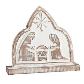 47th & Main Christmas Nativity Scene Décor for Table Top, Natural