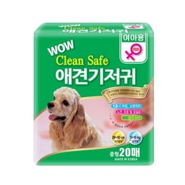 Clean Safe Wow Female Diaper Medium Size 20 Sheets Dog Walking Dog Poop Bag / 크린세이프 와우 암컷기저귀 중형 20매강아지산책 강아지배변봉투