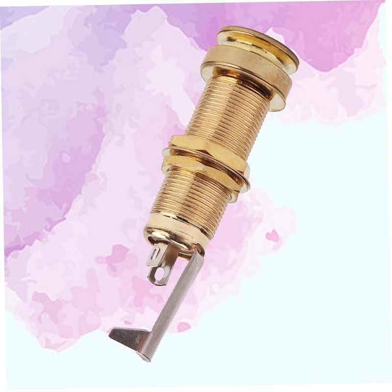 VICASKY Replacement Guitar Output Jack Threaded Stereo Jack Socket for