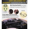 Transom Bellows Repair Reseal Kit & Lower Shift Cable For