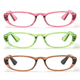 MIDI-ミディ カラフルな老眼鏡 おしゃれ メンズ レディース 男性用 女性用 もうダサイ老眼鏡とは呼ばせない！ ブラウン (M-102,C1,+2.00)